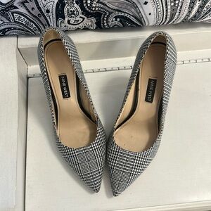 Nine West Plaid Heels